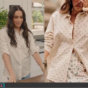 Sezane tomboy shirt XS